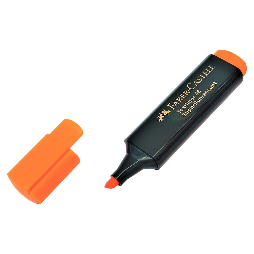 Resaltador Faber Castell anaranjado