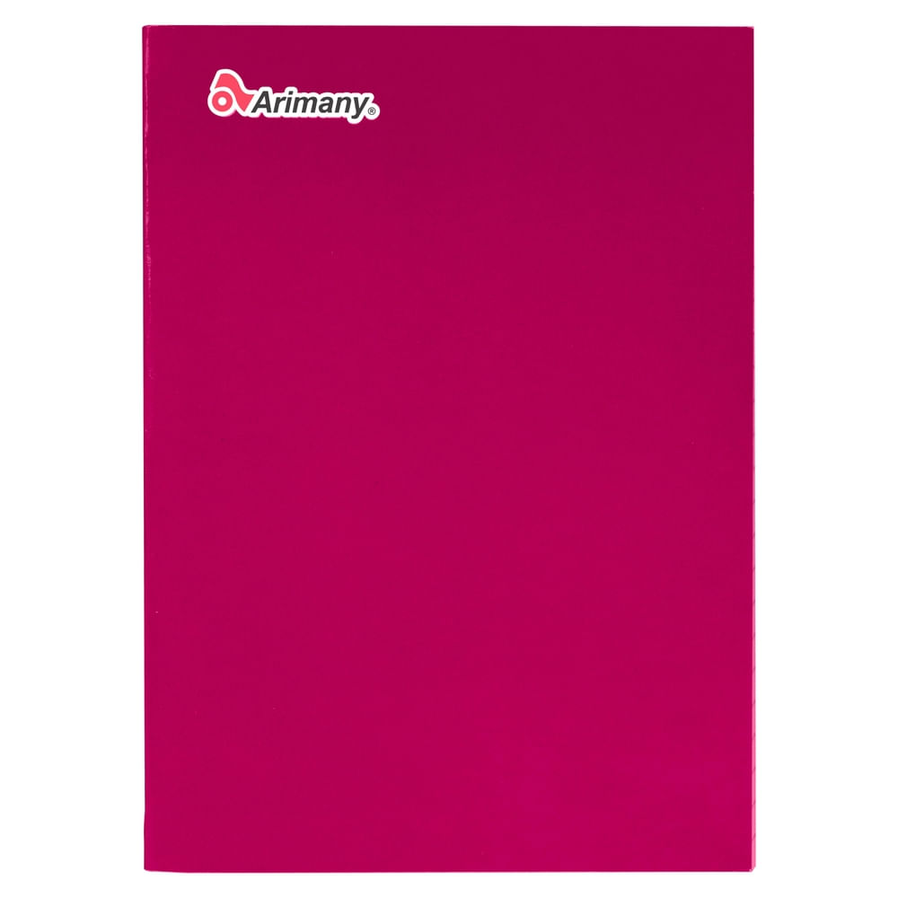 Cuaderno Arimany engrapado fucsia - 100 hojas