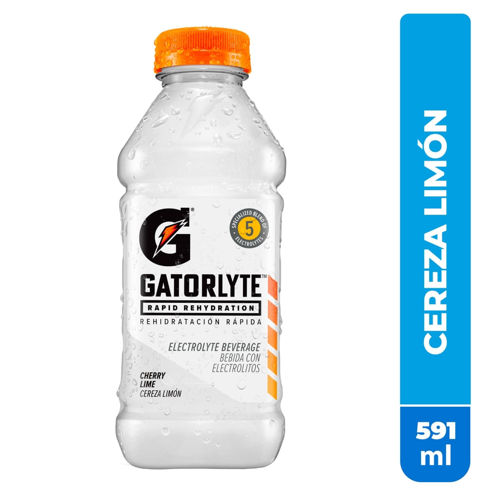 Bebida hidratante Gatorlyte cereza limón - 591 ml