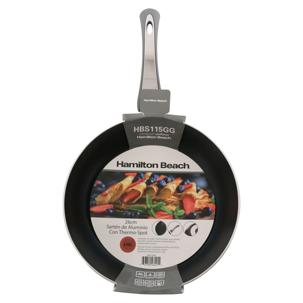 Sartén Aluminio Hamilton Beach Interior Antiadherente - 26 cm
