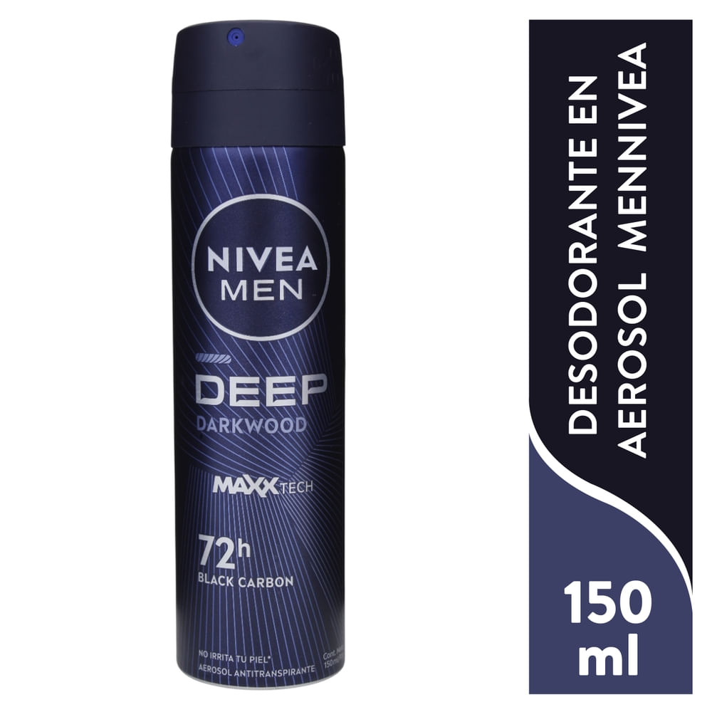 Desodorante Hombre Deep Dark Wood Nivea Men Aerosol