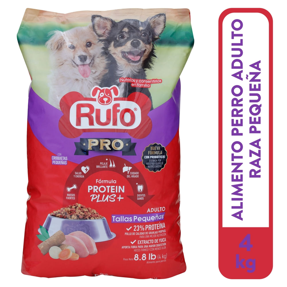 Alimento Perro Pequeño Proteín Plus Rufo Pro