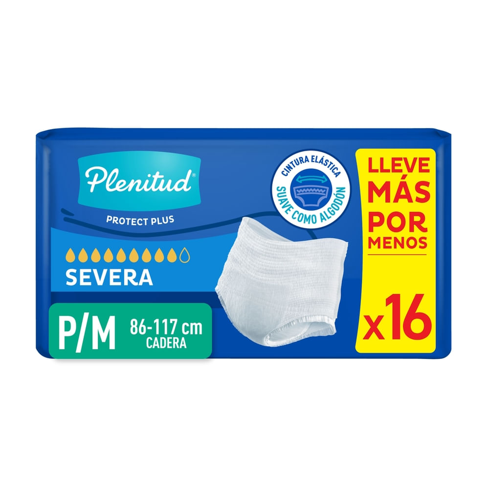 Pants Desechables para Adulto Plenitud Protect P/M - 16 Unidades
