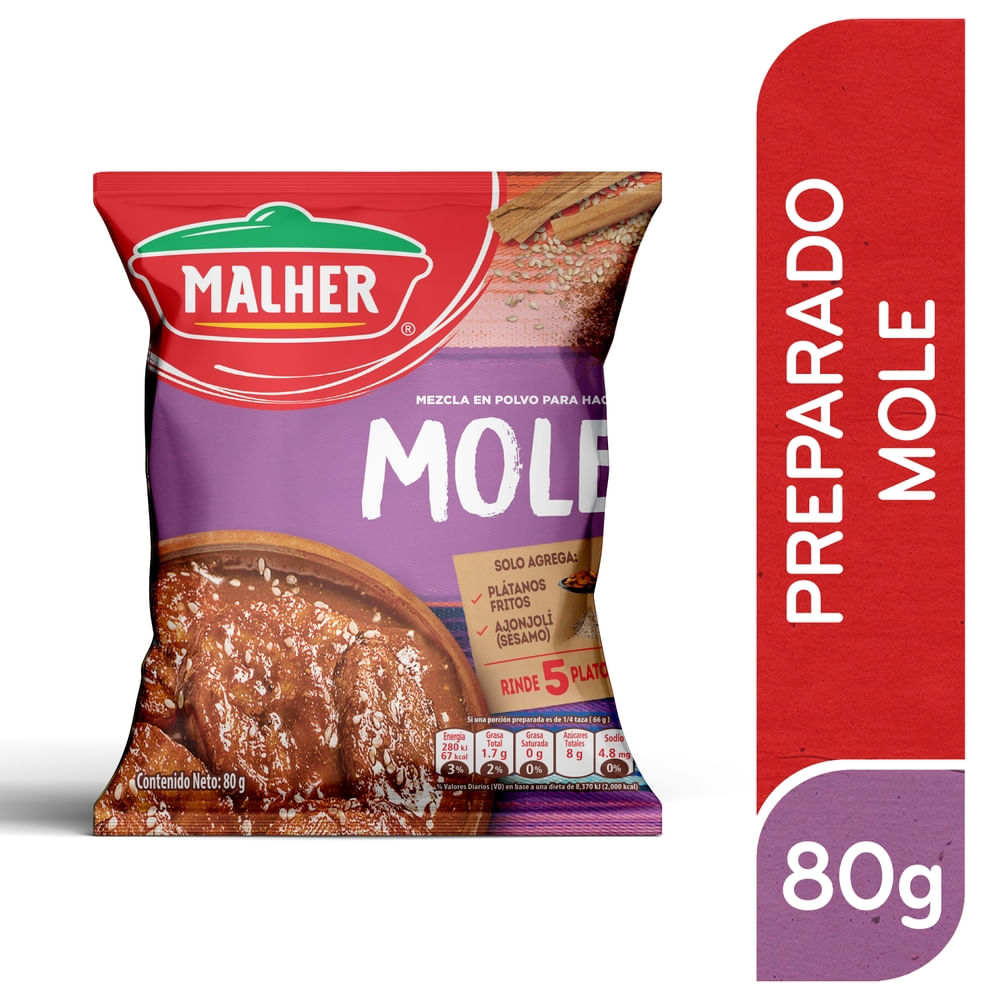 Preparado Malher Mole Bolsa - 80 g