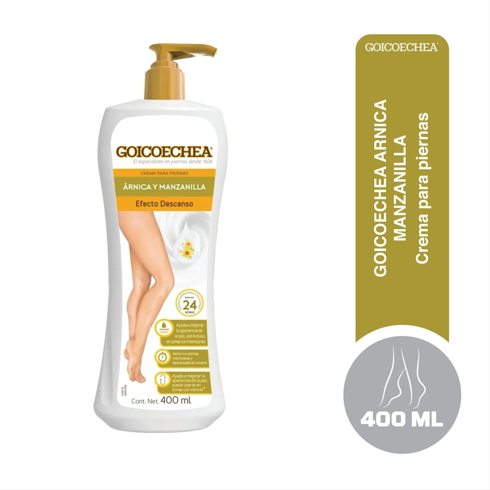 Crema Piernas Árnica Manzanilla Goicochea