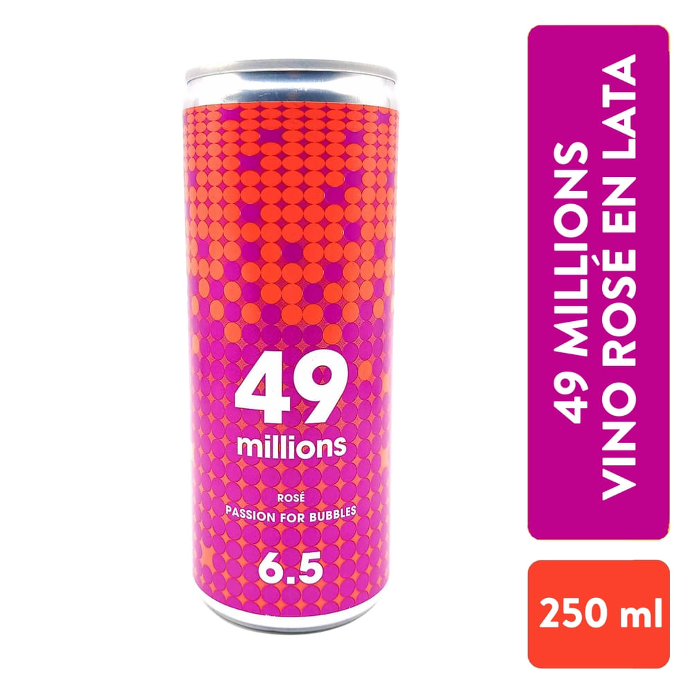 Cooler Rosé 49 Millions Lata