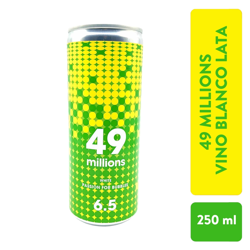 Cooler Blanco 49 Millions Lata