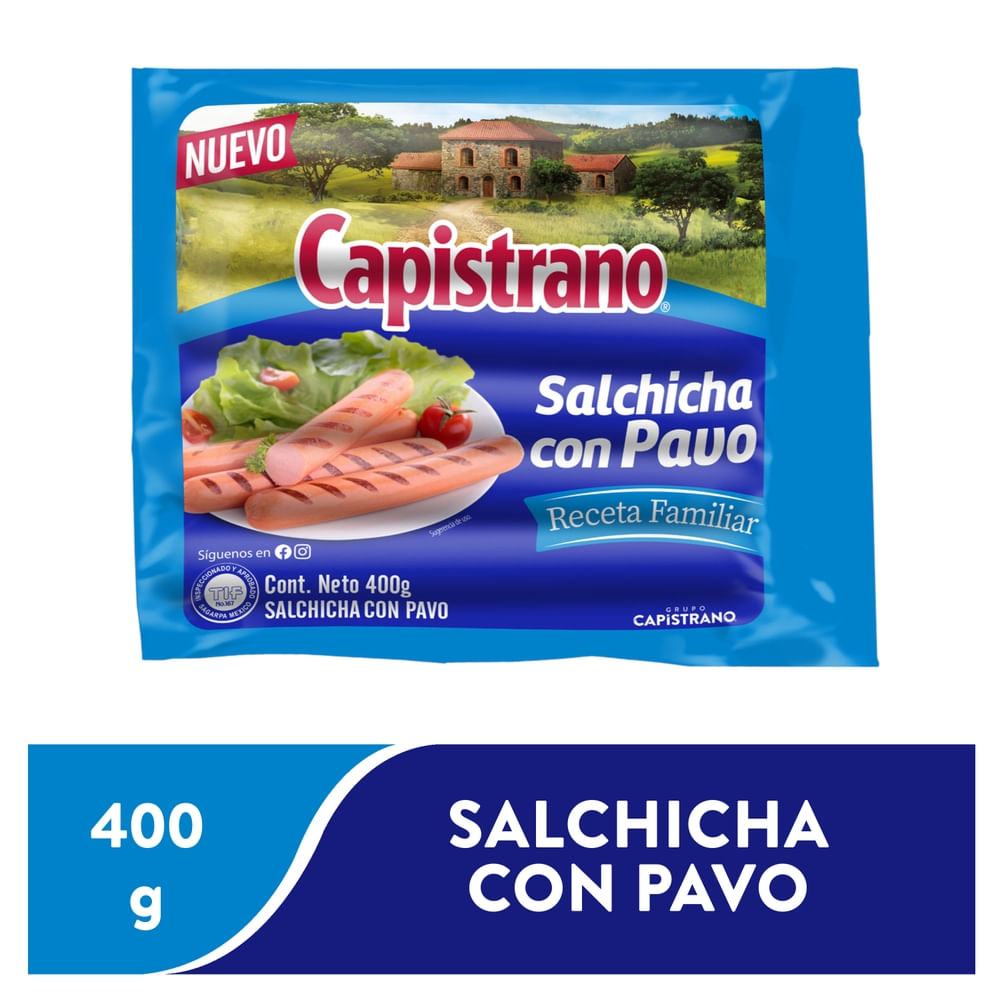 Salchicha Capistrano con pavo -400 g