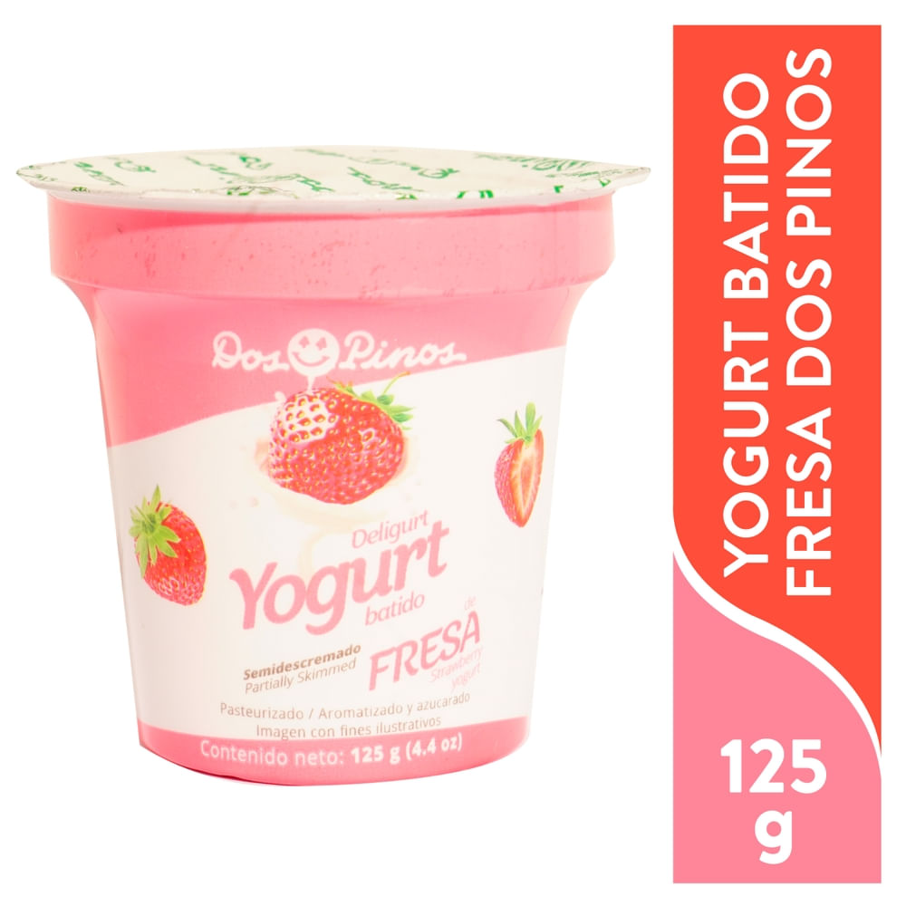 Yogurt Batido Fresa Dos Pinos - 125 g