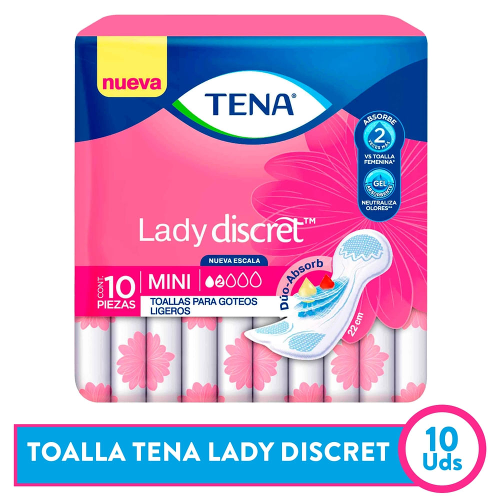 Tena Toalla Mini Lady Discret