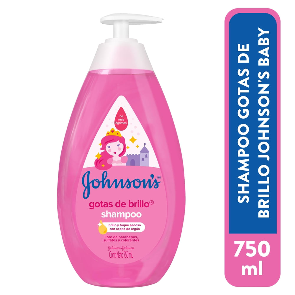 Shampoo Johnson's Infantil Gotas de Brillo - 750 ml