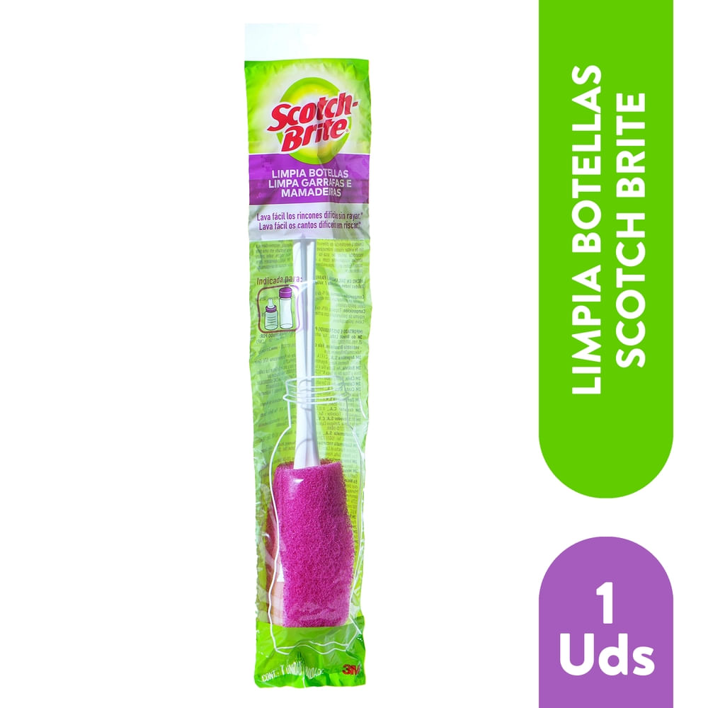 Limpiador Scotch Brite de botellas
