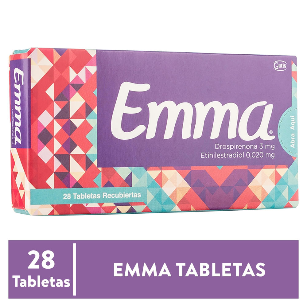 Emma Gutis Tabletas 3Mg 20Mg X 28