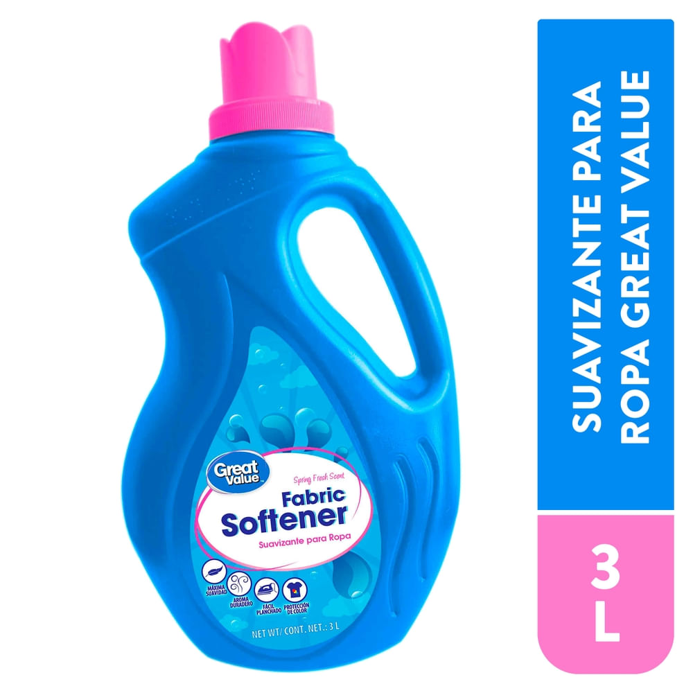 Suavizante Great Value Cuidado Avanzado Aroma Spring Breeze - 3 L