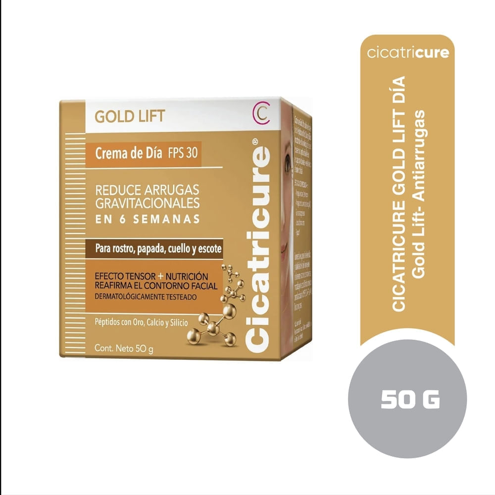Crema de Día Cicatricure Gold Lift antiarrugas - 50 g
