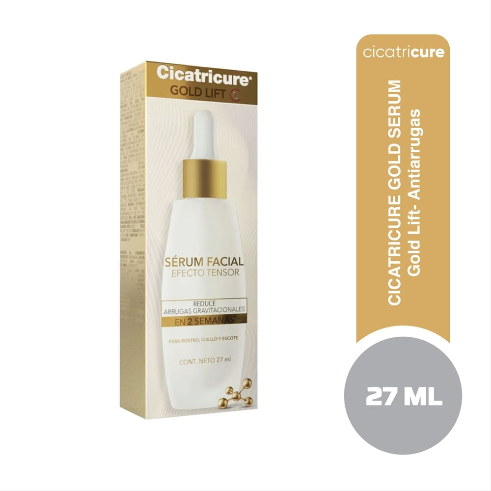 Sérum Facial Cicatricure Gold Lift efecto tensor - 27 ml