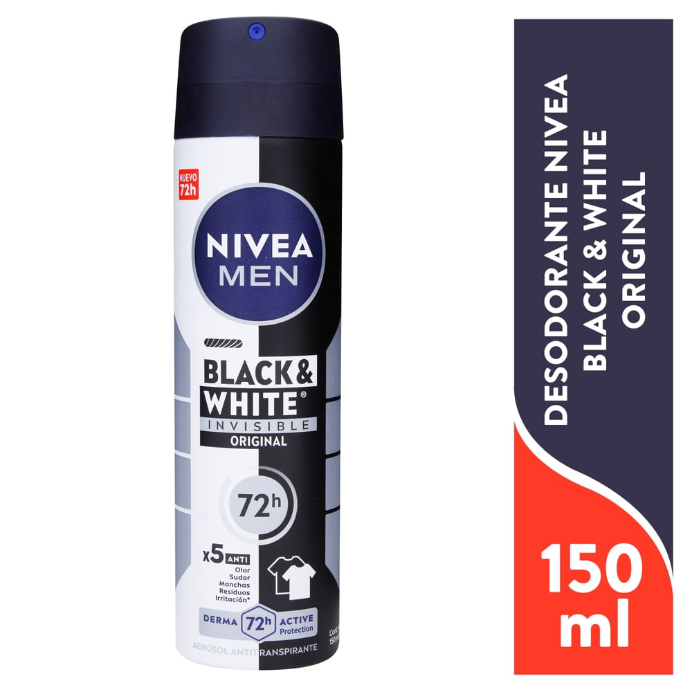 Desodorante Hombre B&W Original Nivea Men Aerosol