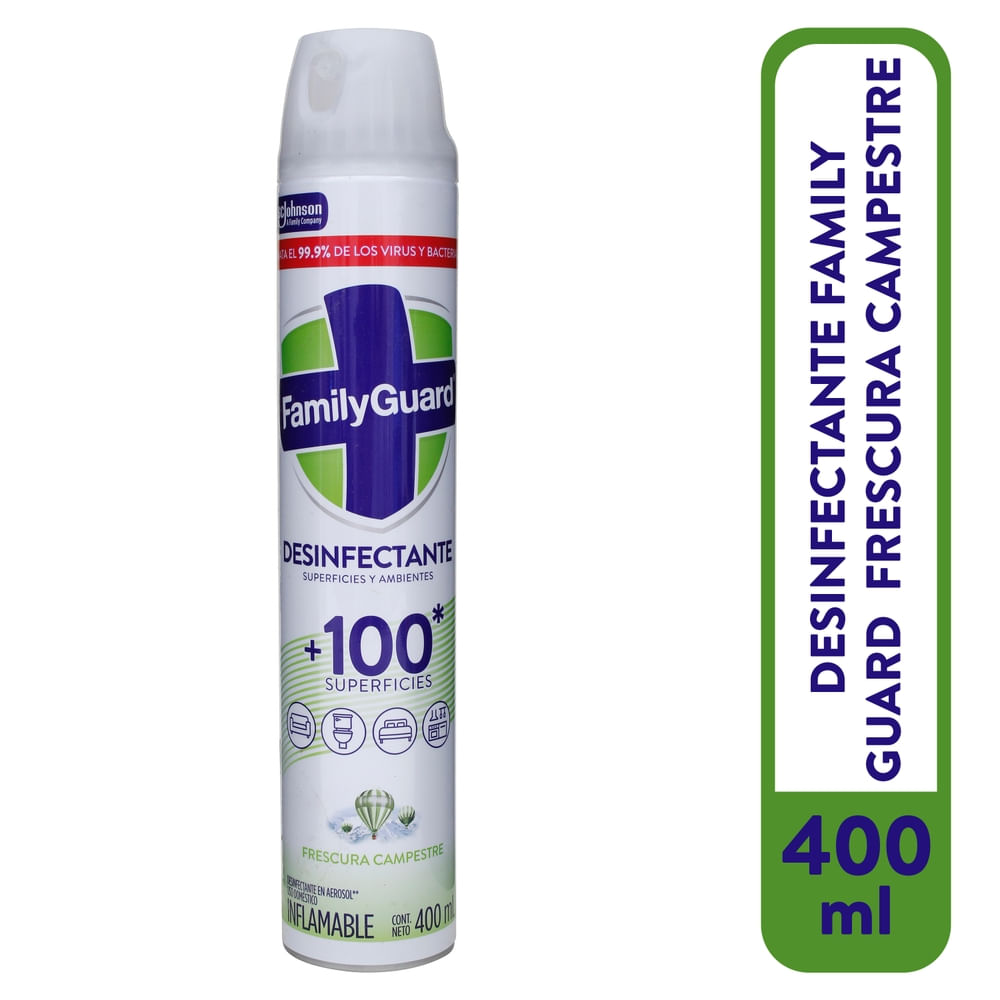 Desinfectante Frescura Campestre Family Guard Aerosol