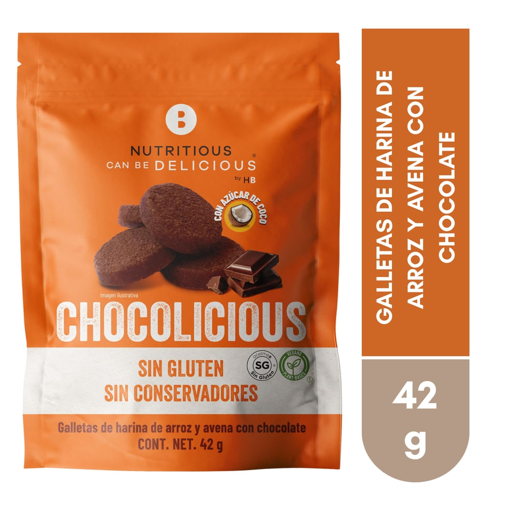 Galletas Nutritious Can Be Delicious Chocolicious 42 g