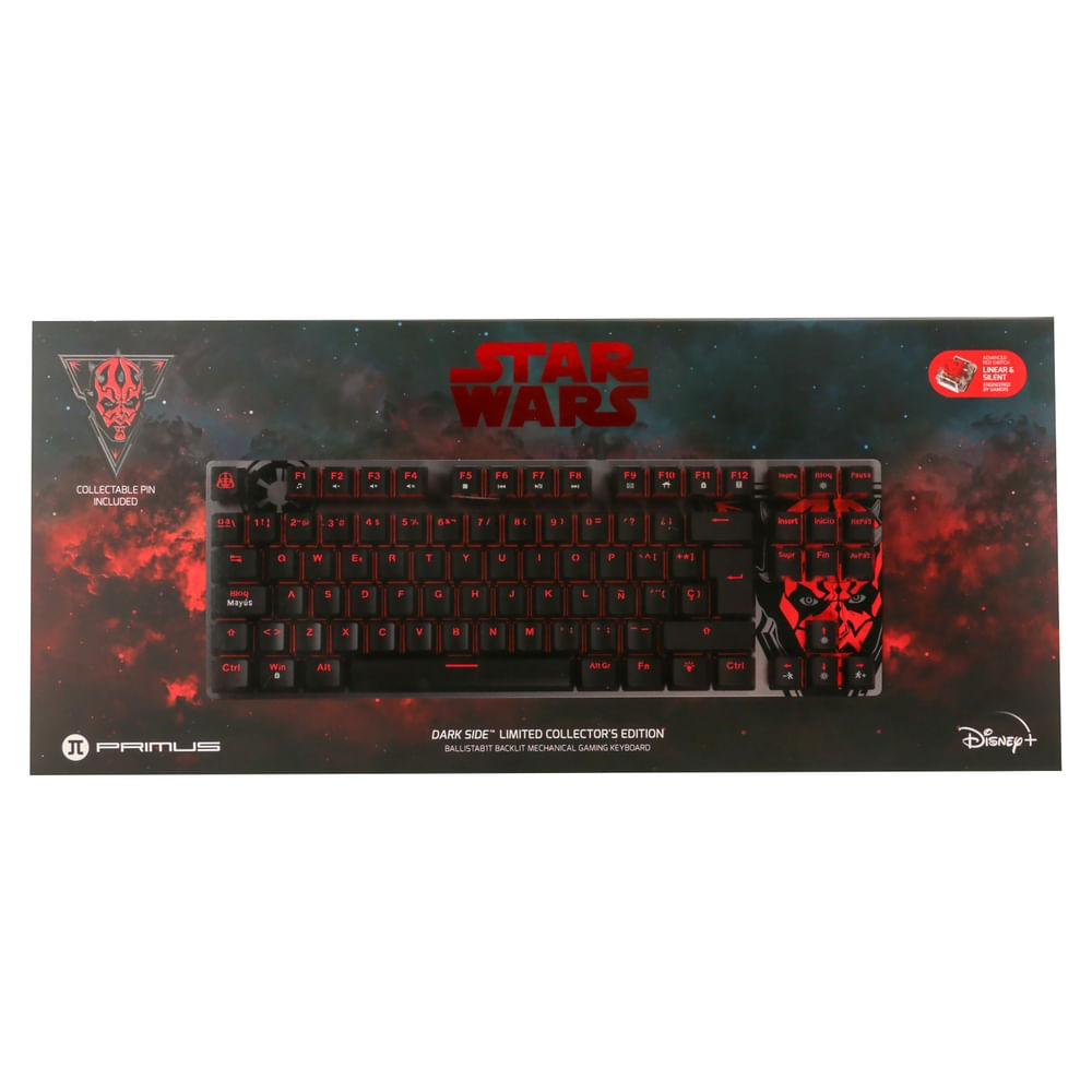 Teclado Gaming Primus Star Wars Limited Dark Side