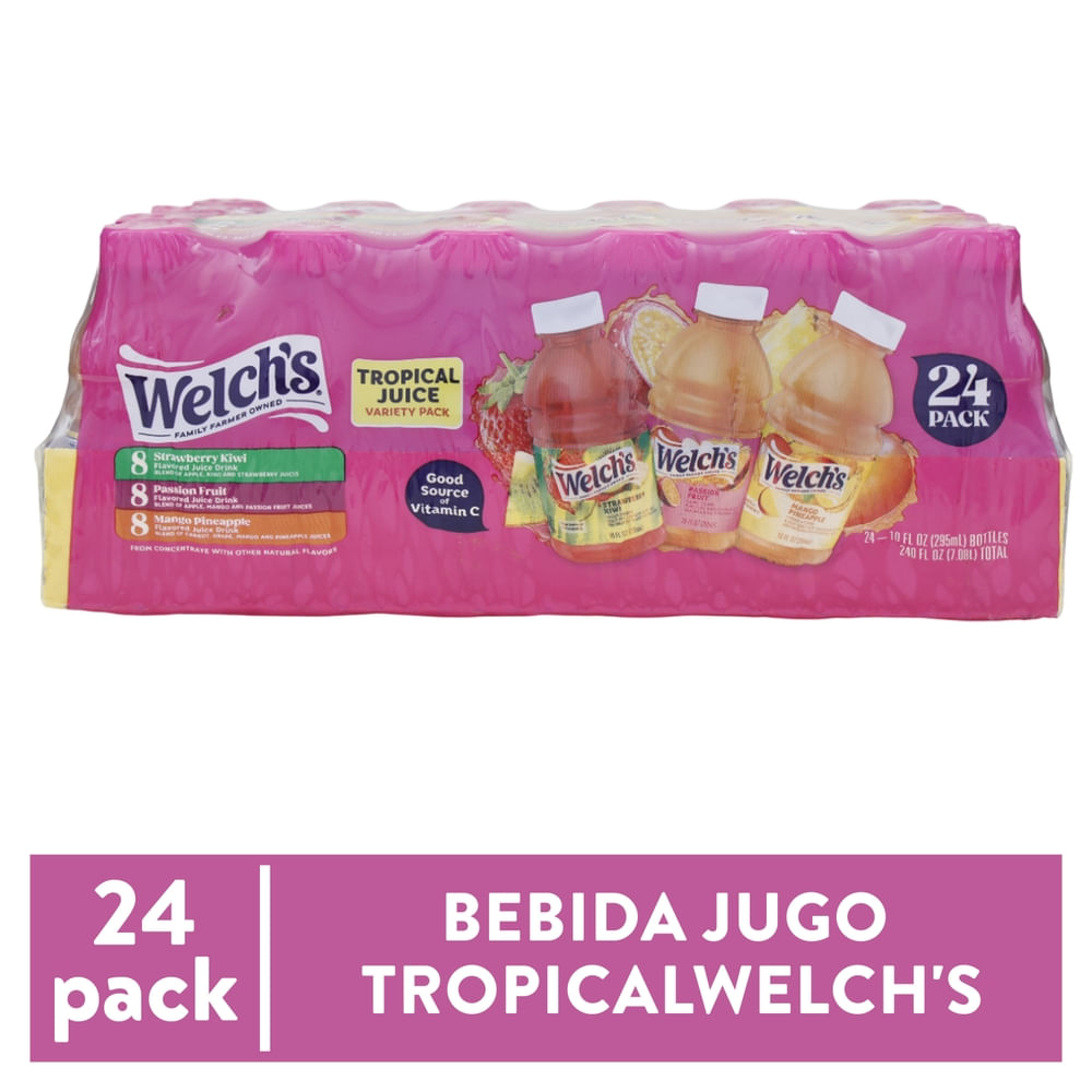 Jugo De Frutas Welch's 24 Pack Jugos Welchs Vari Sabor 1000 ml