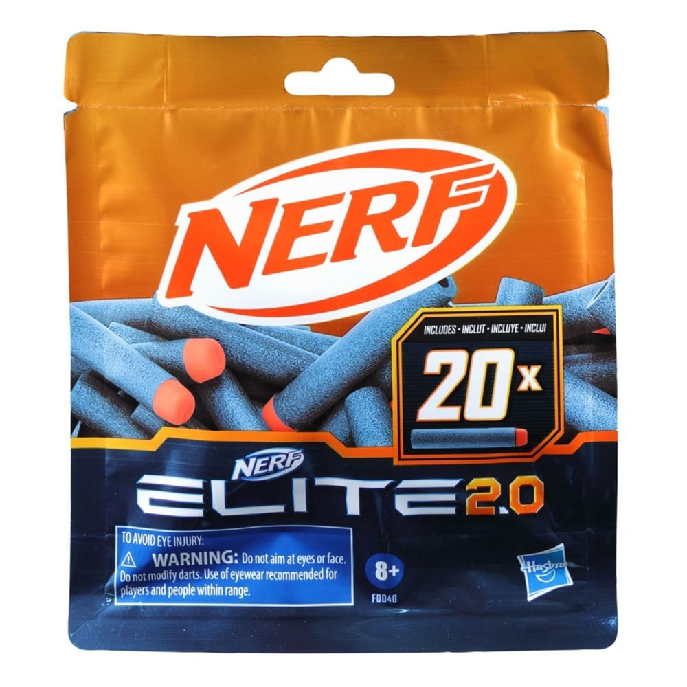 Juguete Habsbro nerf elite 2 set de 20 dardos de repuesto