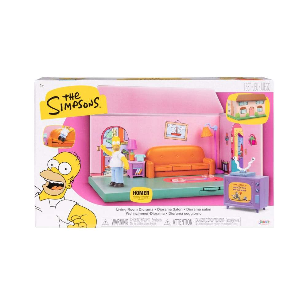 Juguete Los Simpsons casa con accesorios