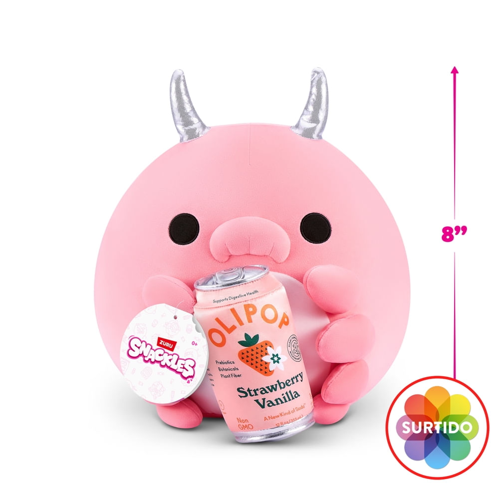 Peluche Snackles surtido - 8 pulgadas