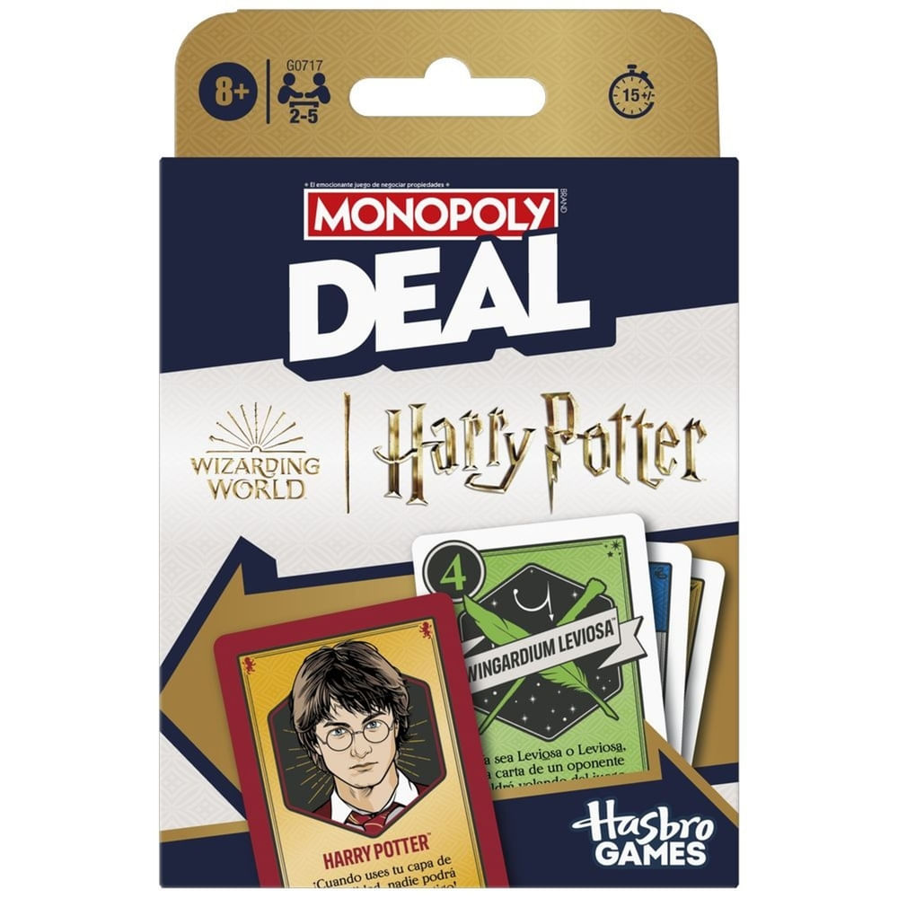 Juego Hasbro Games Monopoly deal Harry Potter