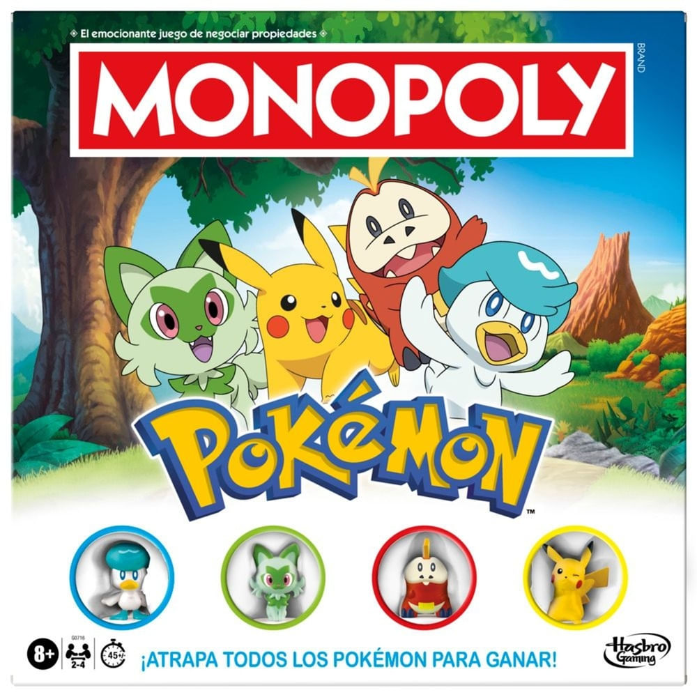 Juego Hasbro Games Monopoly Pokemón