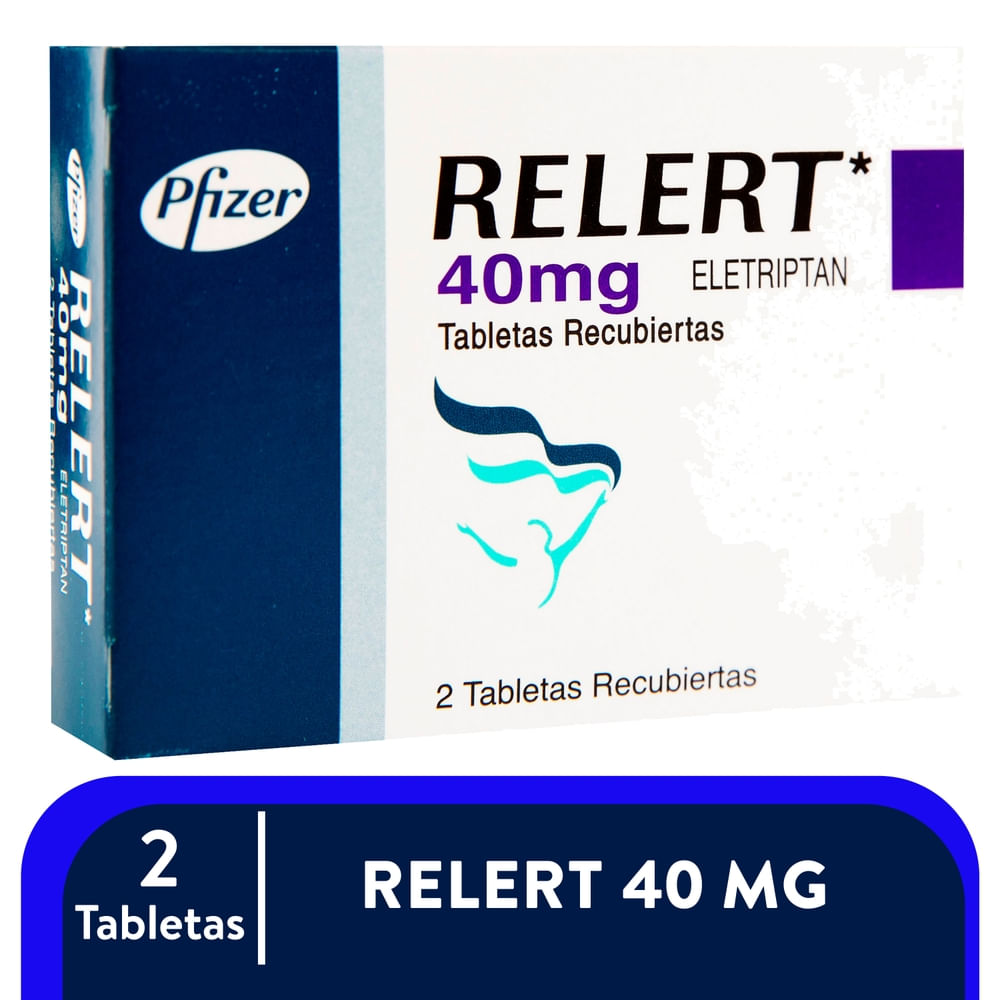 Antimigrañoso Relert 40Mg X2 Tabletas