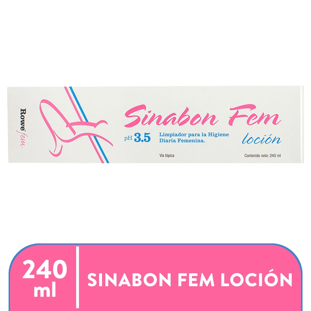 Loción Sinabon Fem higiene femenina - 240 ml