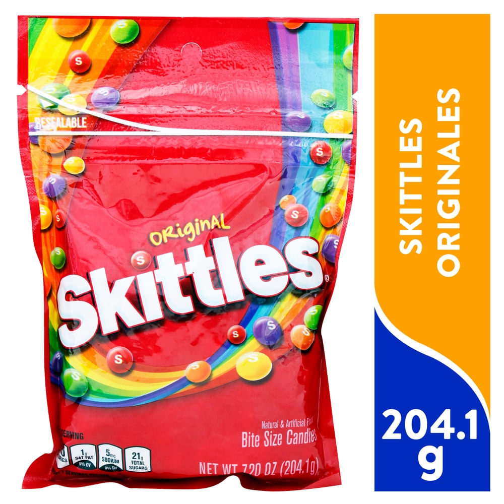 Dulce Skittles original peg pack – 204 g