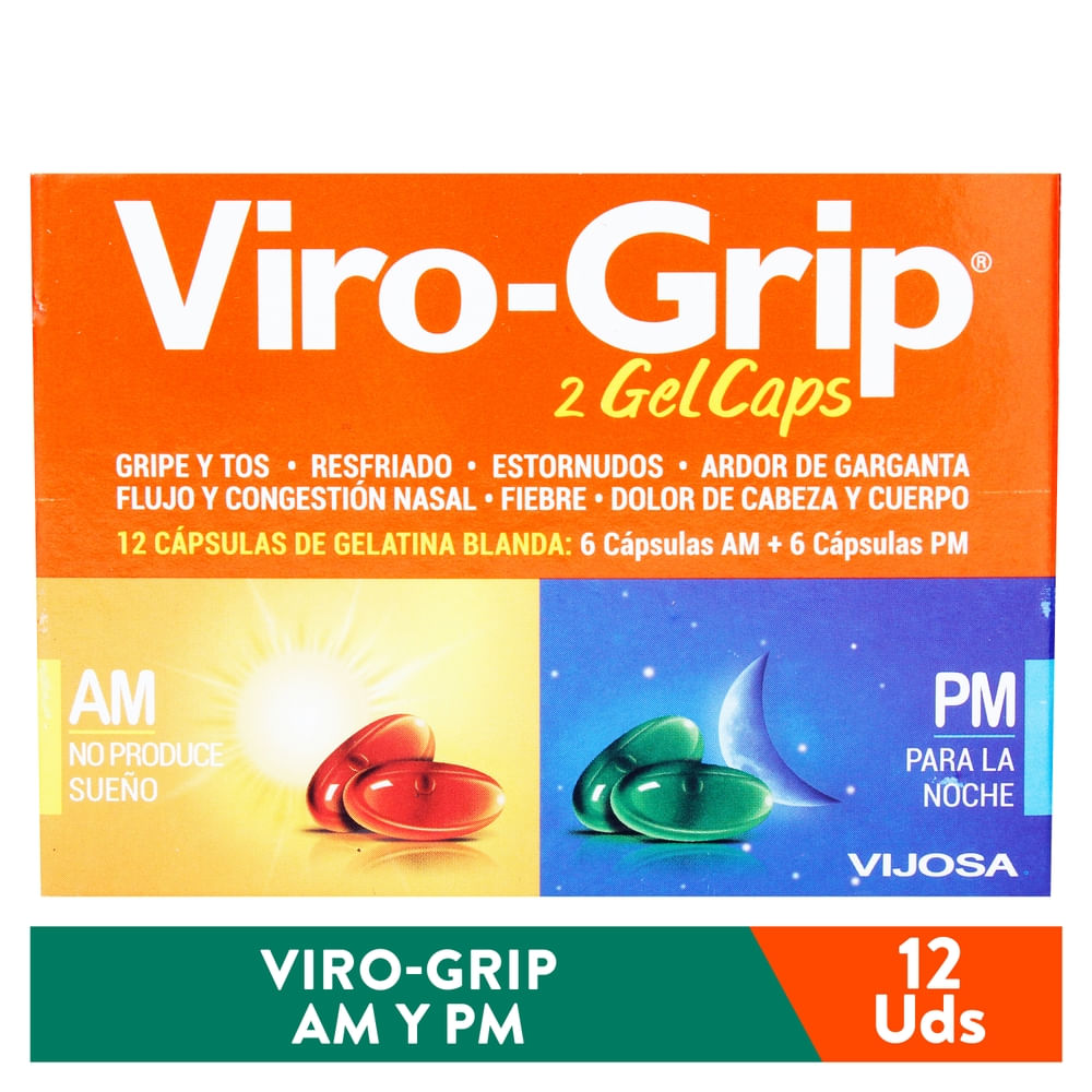 Gelcap Virogrip Combinado Ampm 6Sob 12Ea