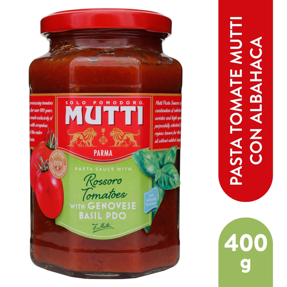 Salsa Tomate Con Albahaca Mutti