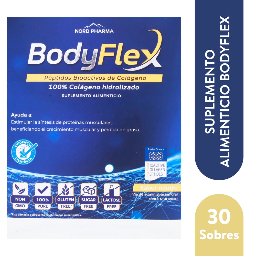Bienestar, Equipo Médico y Soluciones Hospitalarias Nord Pharma Suplemento Bodyflex 450g C…