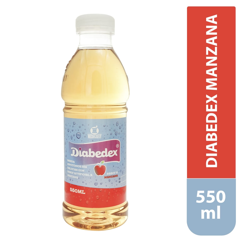 Bienestar, Equipo Médico y Soluciones Hospitalarias Medigray Suero Diabedex Manzana 550 ml