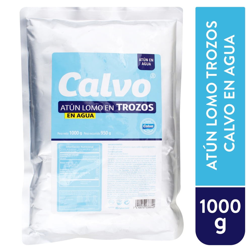 Atun Calvo En Agua Bolsa 1 Kilo