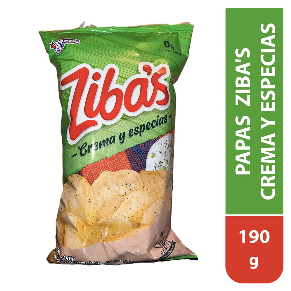 Papa Zibas sabor Crema Y Especias - 190 g