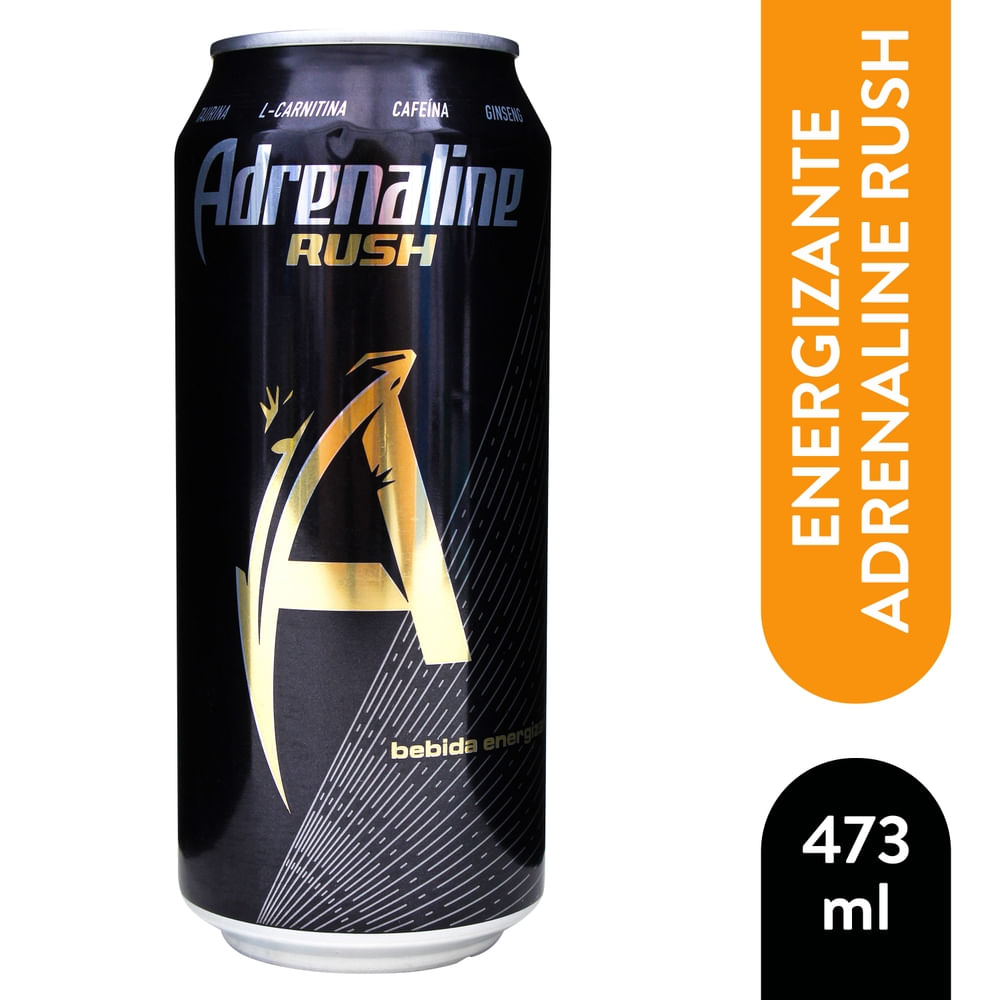 Bebida energizante Adrenaline rush en lata - 473 ml