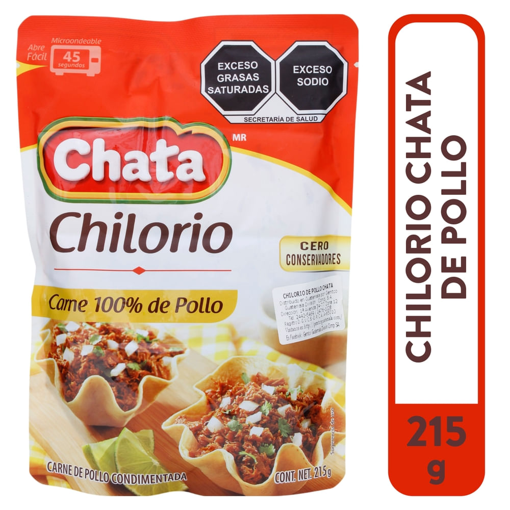 Chilorio Chata 100% Carne De Pollo - 250 g