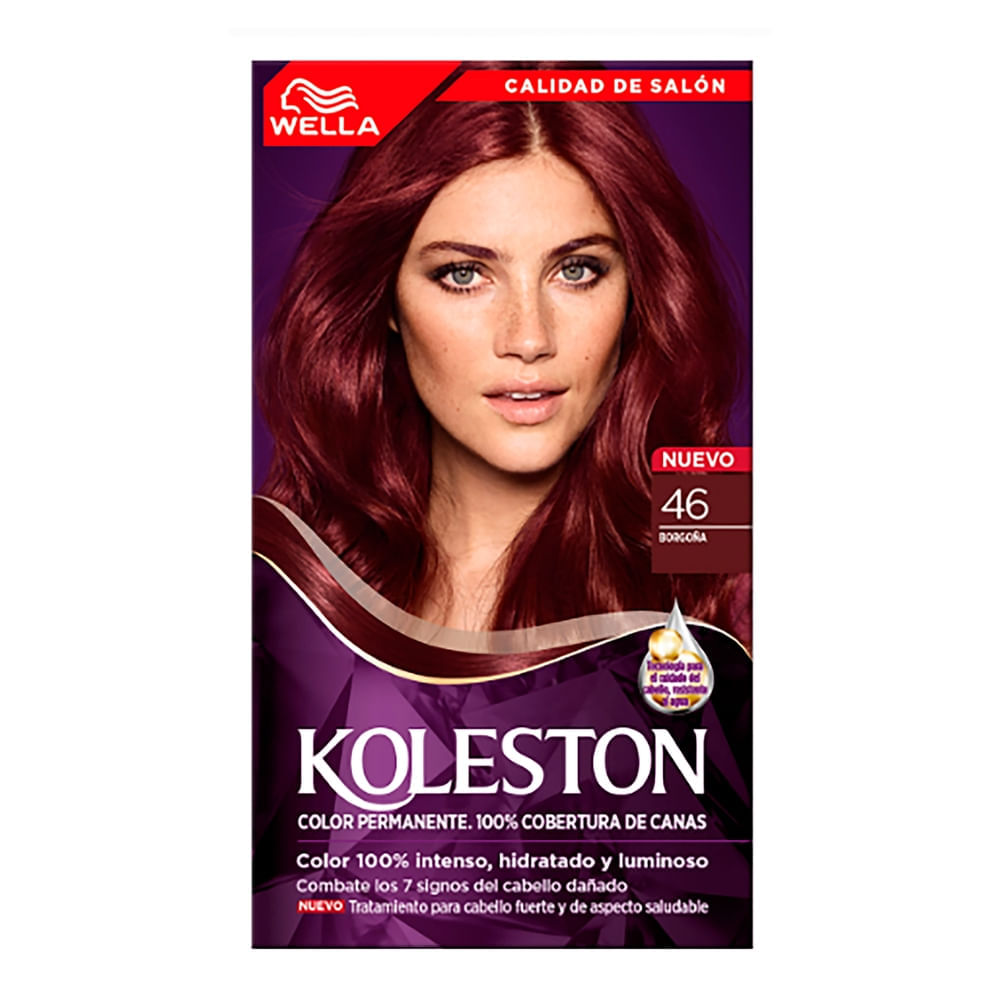 Tinte Femenino Koleston Lila Tinte Koleston Kit Lila 46 Borgona