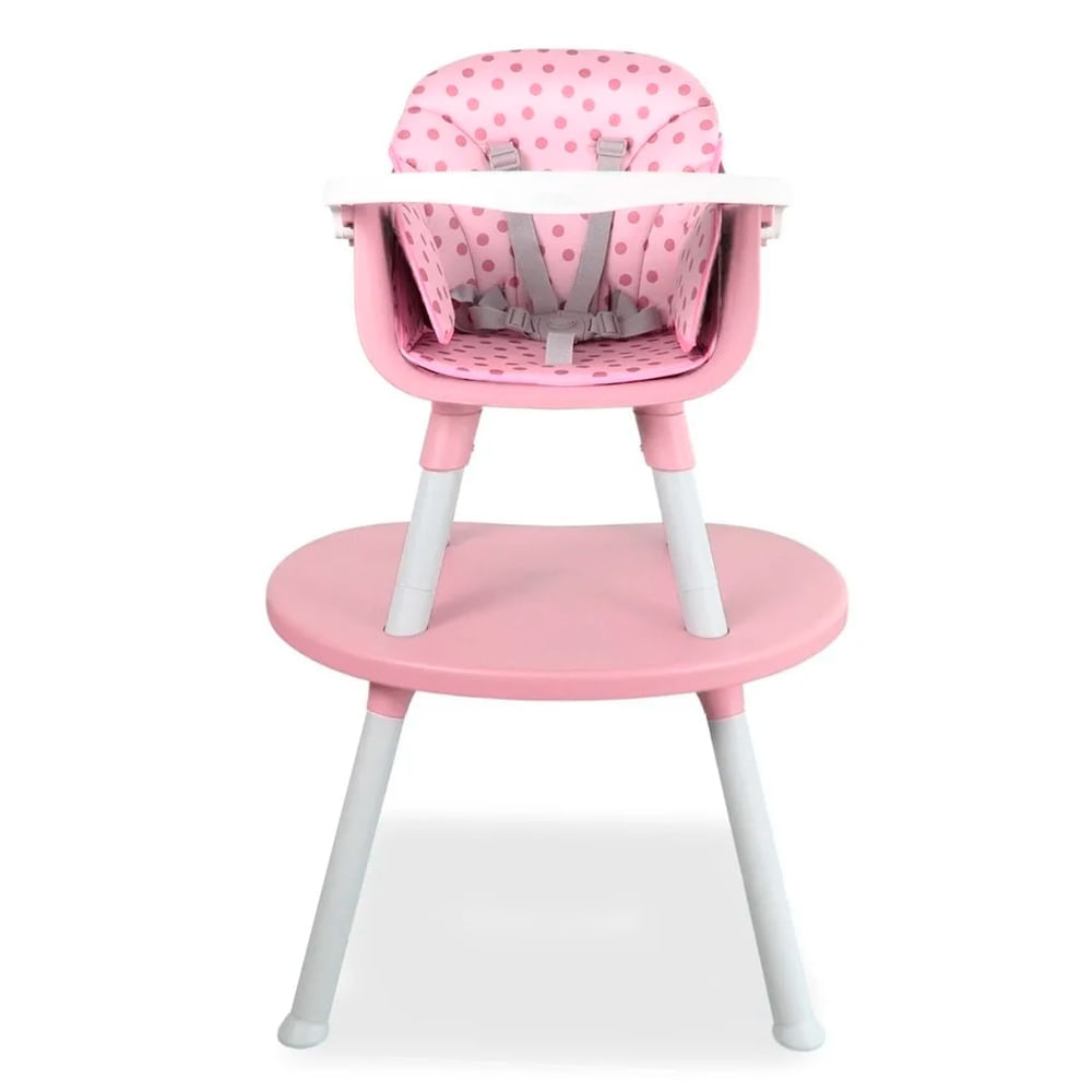 Coches, Asientos De Auto y Canguros Prinsel Prinsel Silla Alta Bristro 3 En 1 Rosa