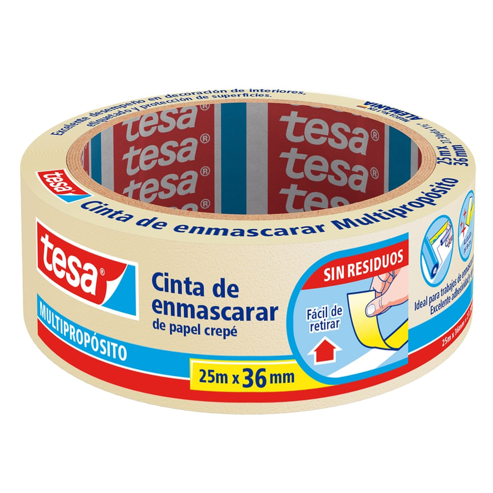 Masking Tape Multiproposito Tesa 25mx1.5
