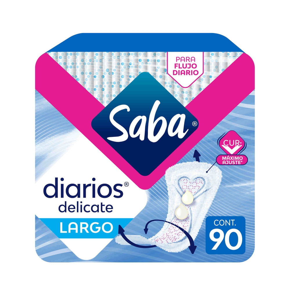 Protectores Diarios Saba Regular Delicate - 90 Uds