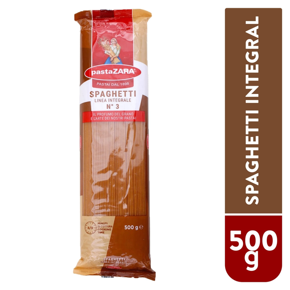 Pasta Espagueti Integral No. 3 Zara
