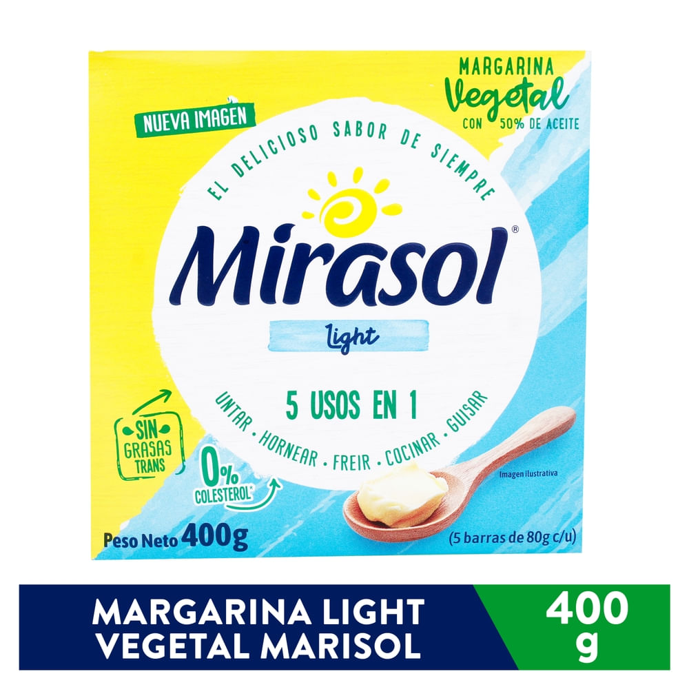Margarina Mirasol Light barra - 400 g