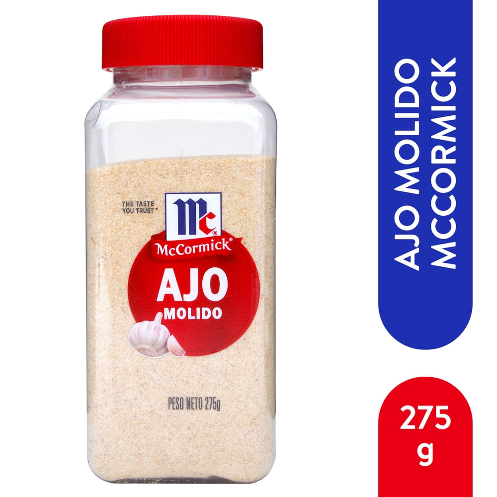 Ajo Mccormick Molido Frasco - 275 g