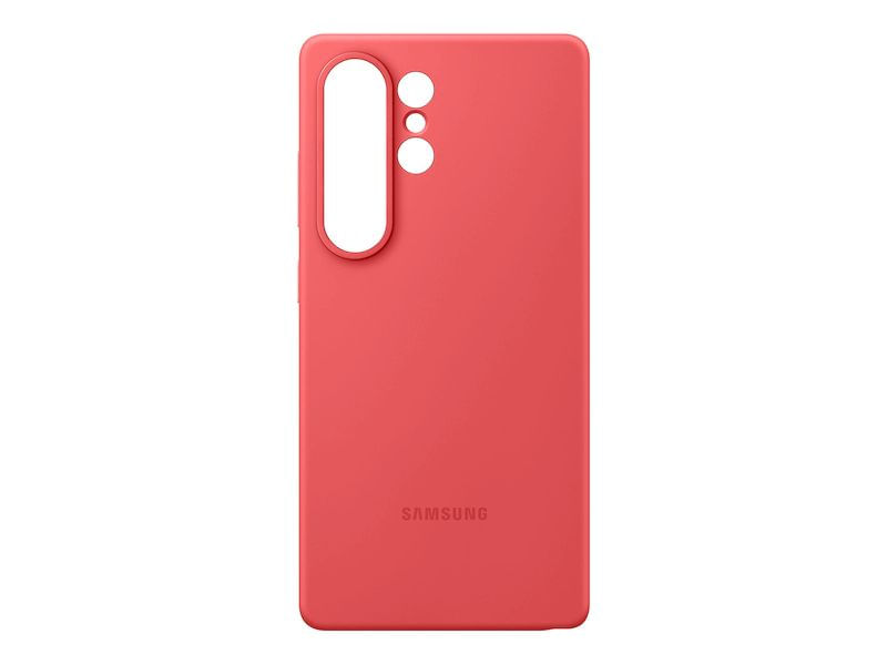 Funda Samsung galaxy S25 ultra de silicona color rojo