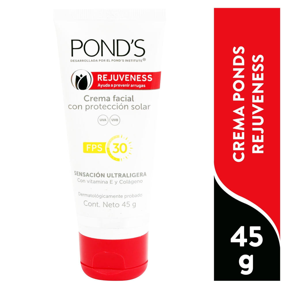 Crema Ponds Rejuvenese FPS30 en Crema - 45 g